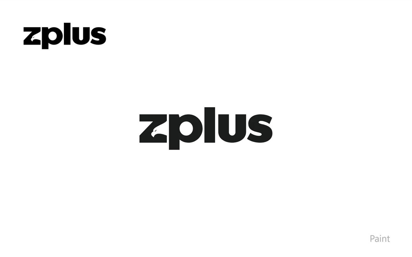 zplus wordmark with an eagle hidden in the z